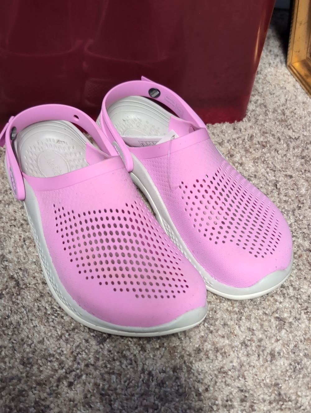 Pink Women's Comfort Crocs - Lightweight Slip-On Lite Ride